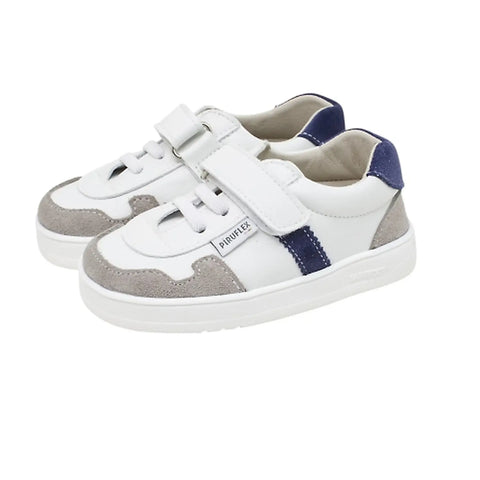 Zapatillas Respetuosas Piruflex Blanco Serraje Perla - Kukinos