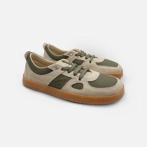 Zapatillas Respetuosas Terreta Augusta Beige con Verde