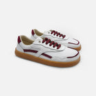 Zapatillas Respetuosas Terreta Marina Blanco Granate - Kukinos