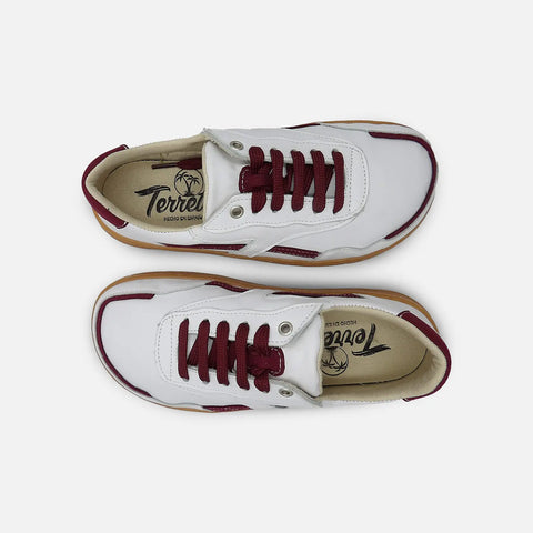 Zapatillas Respetuosas Terreta Marina Blanco Granate - Kukinos