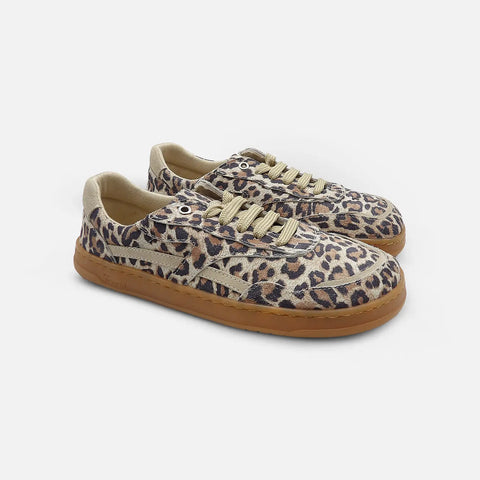 Zapatillas Respetuosas Terreta Marina Leopardo Detalle Beige - Kukinos