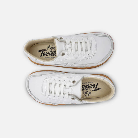 Zapatillas Respetuosas Terreta Marina Piel Blanco - Kukinos