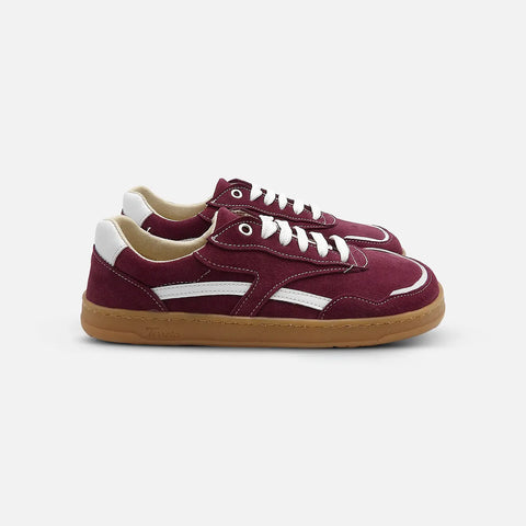 Zapatillas Respetuosas Terreta Marina Serraje Granate - Kukinos