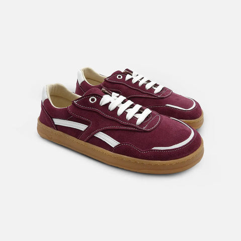 Zapatillas Respetuosas Terreta Marina Serraje Granate - Kukinos