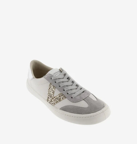 Zapatillas Respetuosas Victoria Olmo Gris Efecto Piel & Fantasía