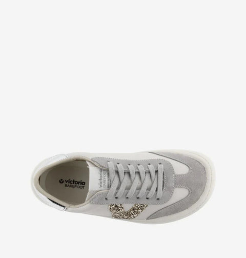 Zapatillas Respetuosas Victoria Olmo Gris Efecto Piel & Fantasía