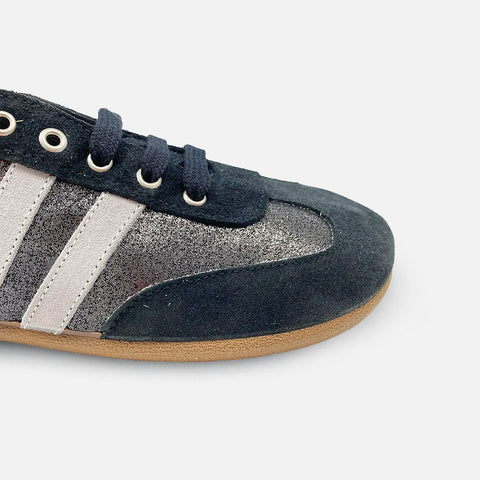 Zapatillas Respetuosos Batilas Inglés Piezas Serraje Negro