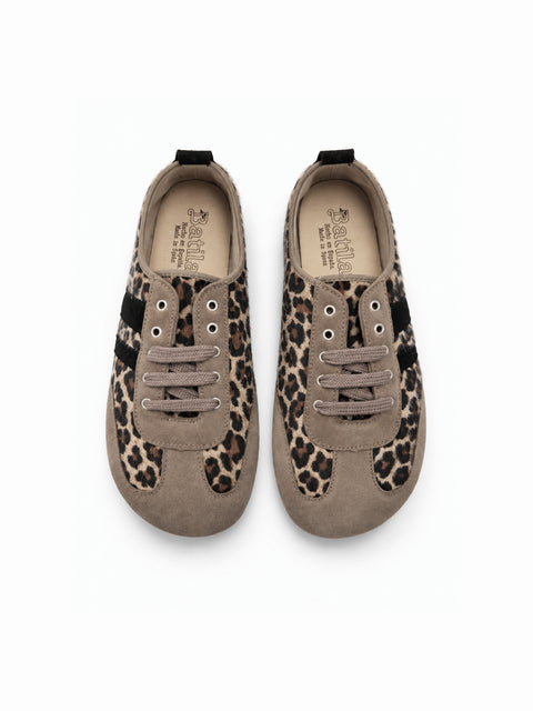 Zapatillas Respetuosos Batilas XL93 Inglés Piezas Serraje Leopardo