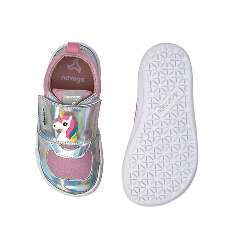 Zapatillas Navega Barefoot Unicornio Plata (Preventa) - Kukinos