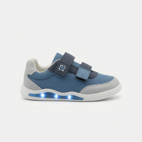 Zapatillas Lona Respetuosas Beppi Azul con luces