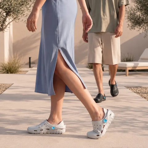 Zuecos barefoot Mustang Evacare 85516 Blanco