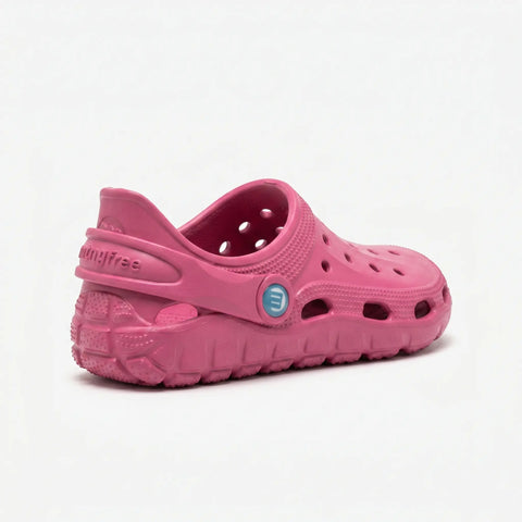Zuecos mujer barefoot Mustang Evacare 85516 Fucsia